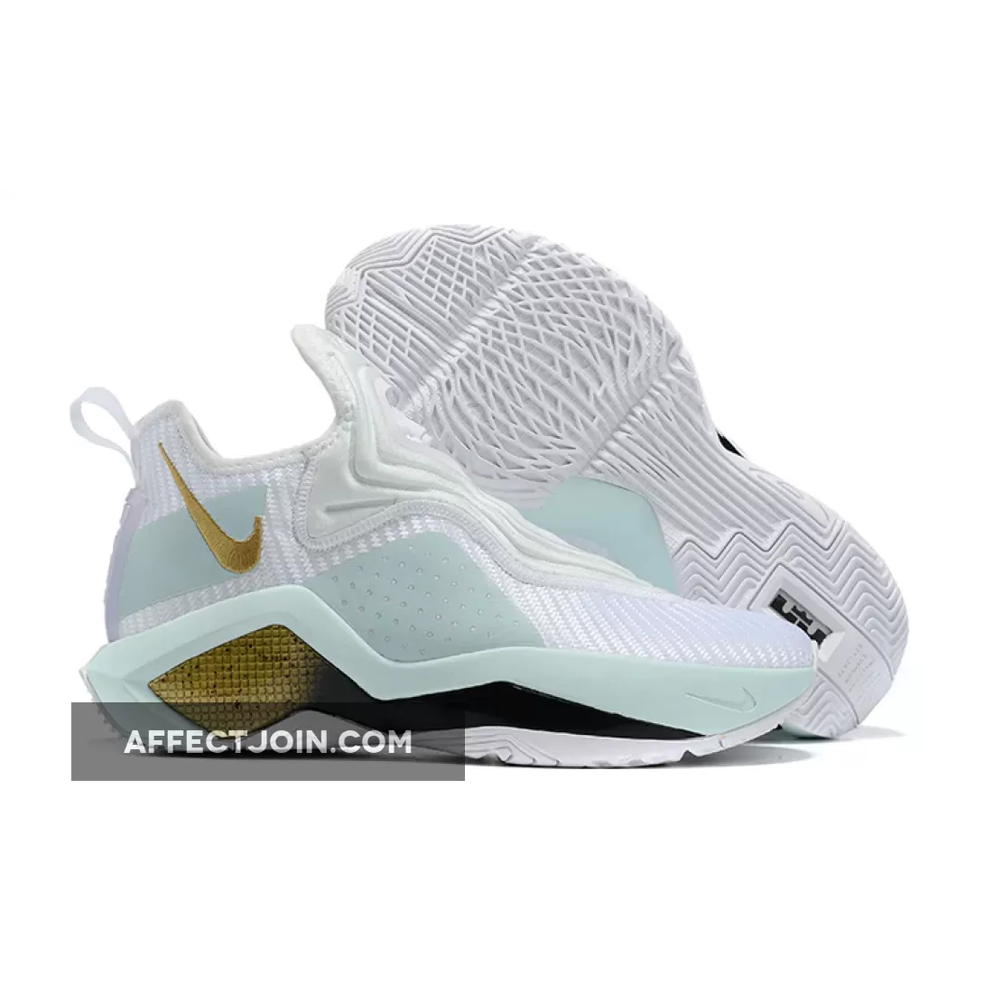 Nike LeBron Soldier 14 White Gold #lebron 8 gold