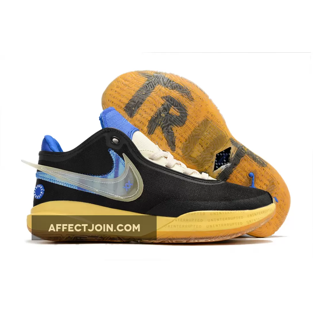 Uninterrupted x Nike LeBron 20 "Speak Your Truth" Black/Hyper Royal-Gold FN0941-001