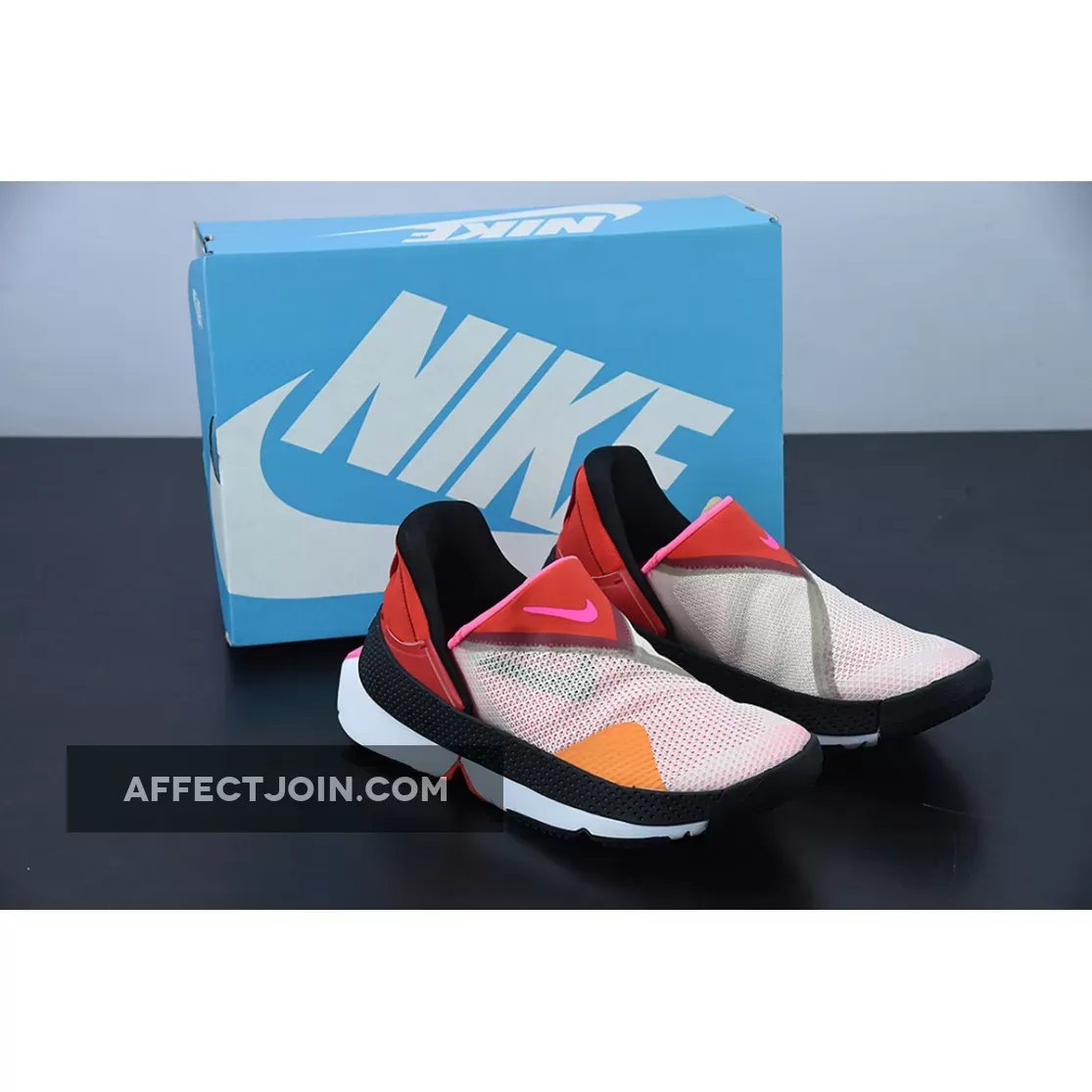 Nike Go FlyEase Bright Crimson/Black-White | NIKEGO