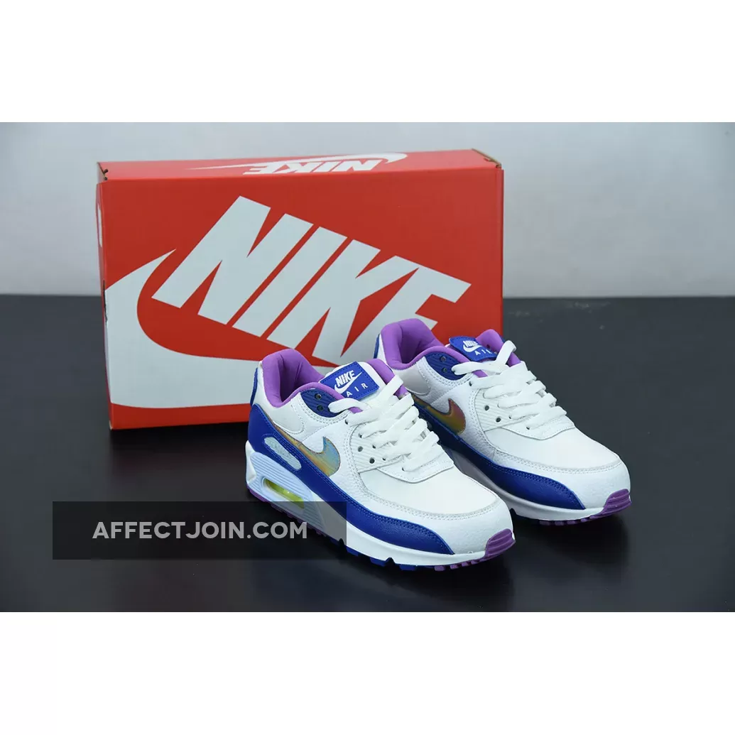 Nike Air Max 90 'Easter' White Blue CT3623-100 Online Sale