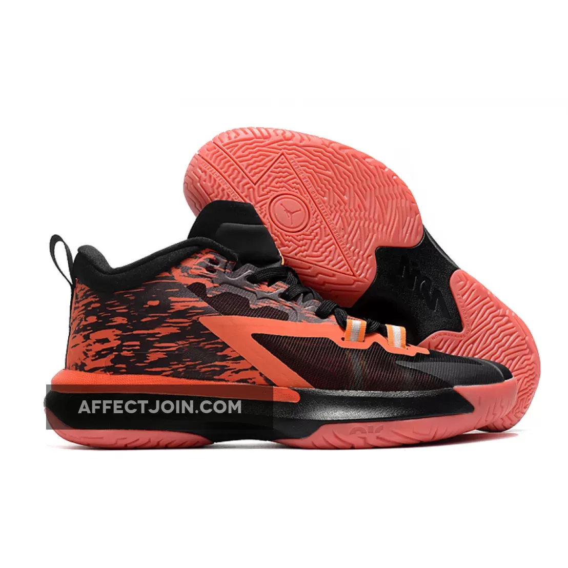 Naruto x Jordan Zion 1 "Nine Tails" Black/Alpha Orange-Chile Red