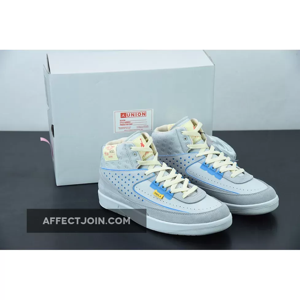 Union x Air Jordan 2 'Grey Fog' DN3802-001 / jordan 2 grey fog