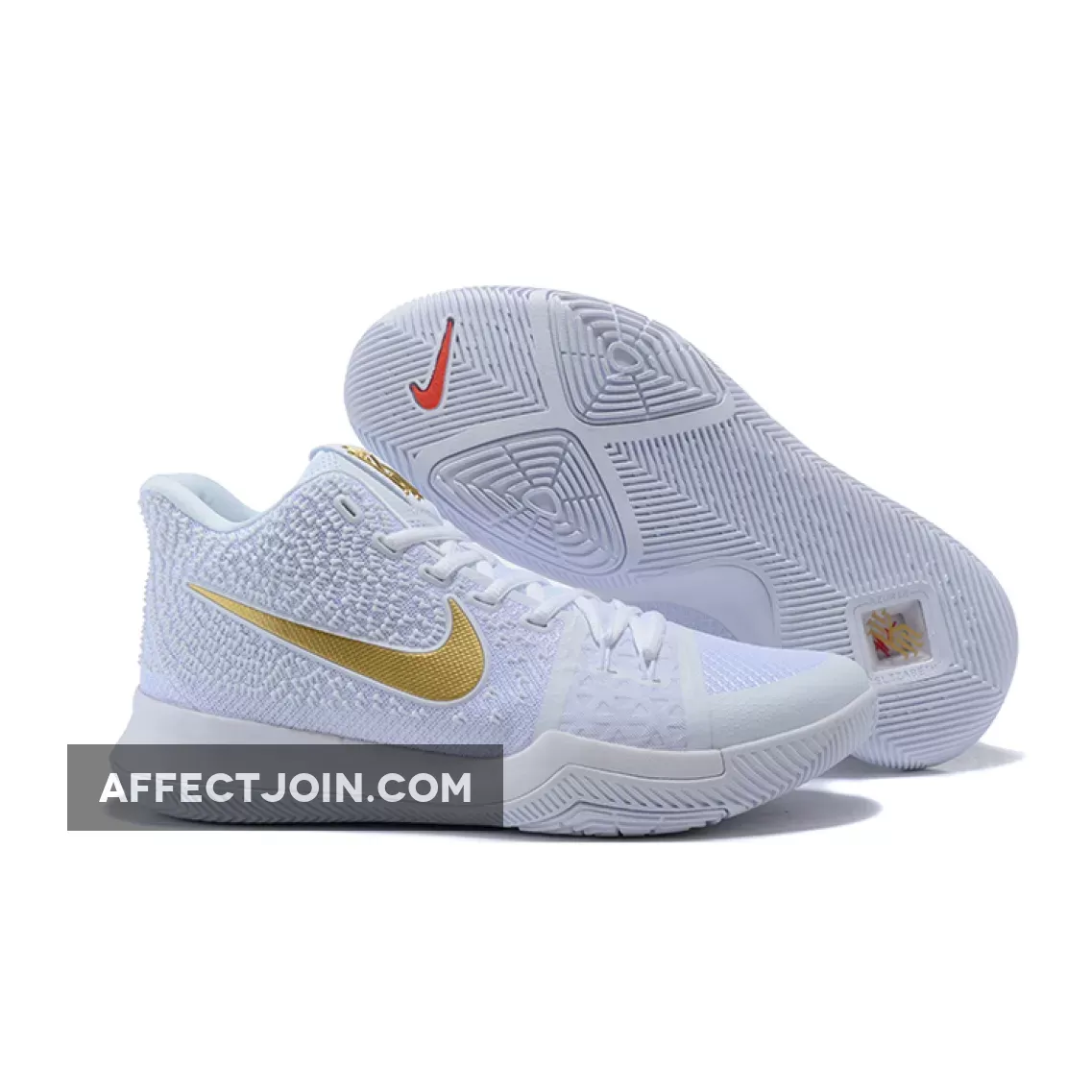 Nike Kyrie 3 'Christmas' White/Metallic Gold 852396-902 / nike kyrie 3 white/metallic gold