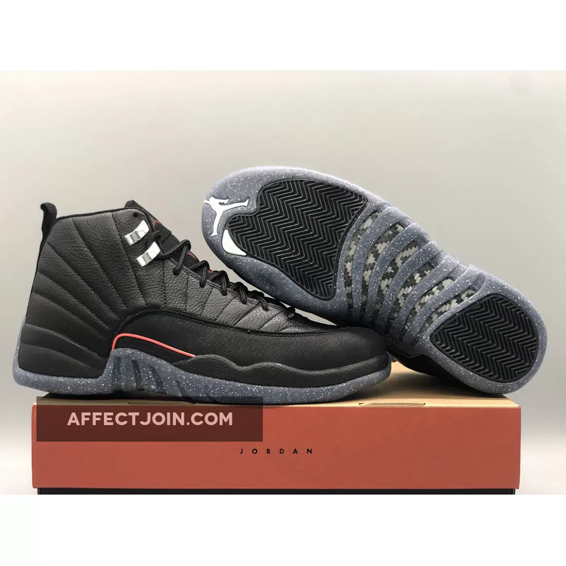 Air Jordan 12 'Utility' Black/Black-Bright Crimson-White DC1062-006 - jordan 12 utilities