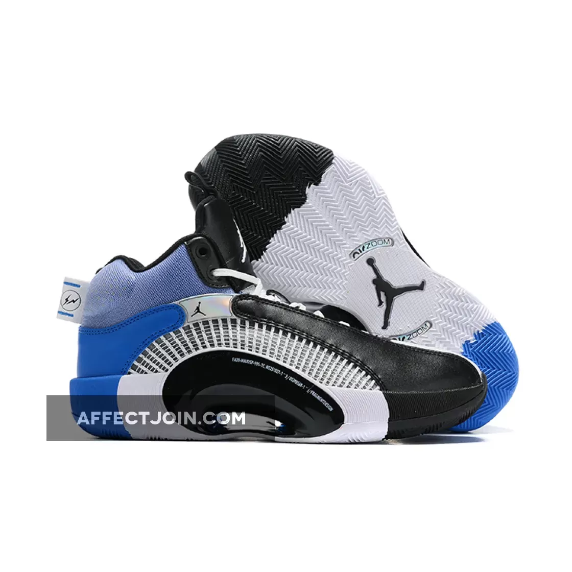 Fragment x Air Jordan 35 White/Black-Sport Blue DA2371-100