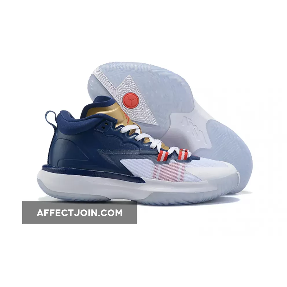 Jordan Zion 1 'USA' Blue Void/White-Metallic Gold-University Red, Zion 1 Blue DA3130-401