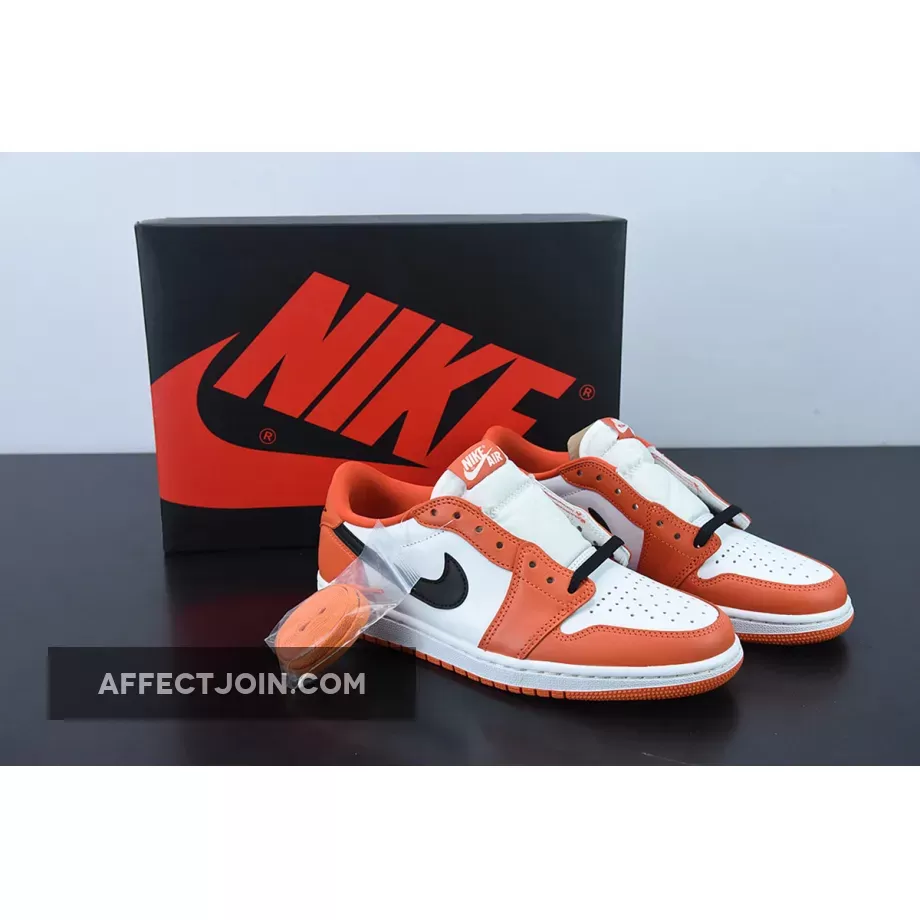 Air Jordan 1 Low OG 'Shattered Backboard' Orange/White-Black / low orange jordan 1