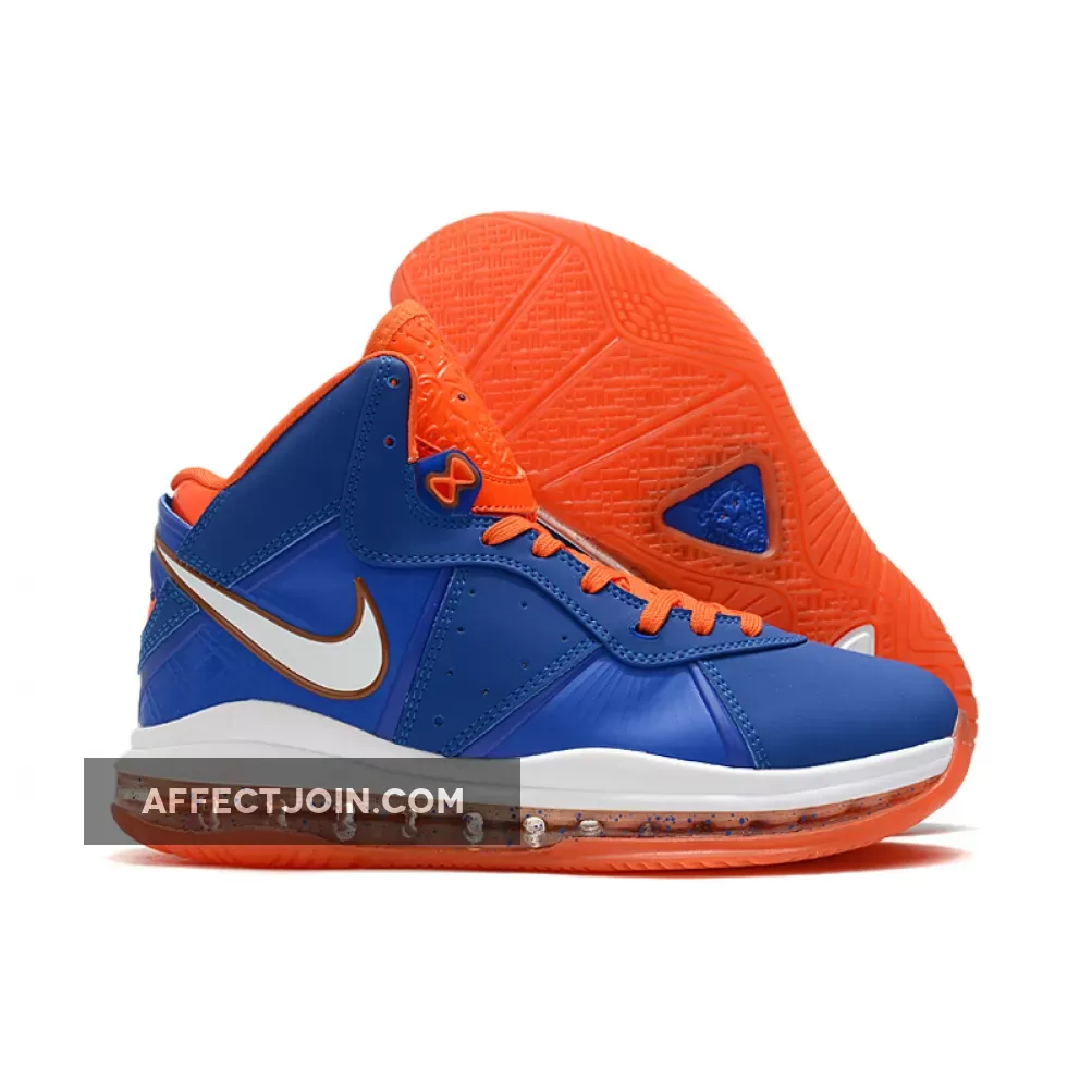 Nike LeBron 8 'HWC 2021' Varsity Royal/Orange Blaze-Total Orange-White / lebron 8 blue and orange