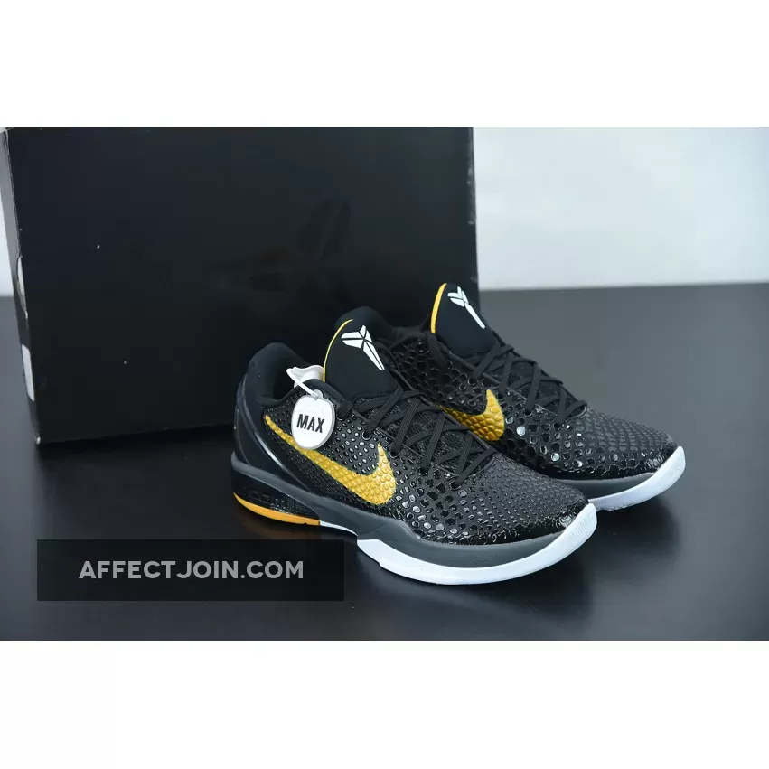 Kobe 6 White Del Sol / Nike Kobe 6 Protro 'Del Sol' Black/Dark Grey-White-Del Sol CW2190-001