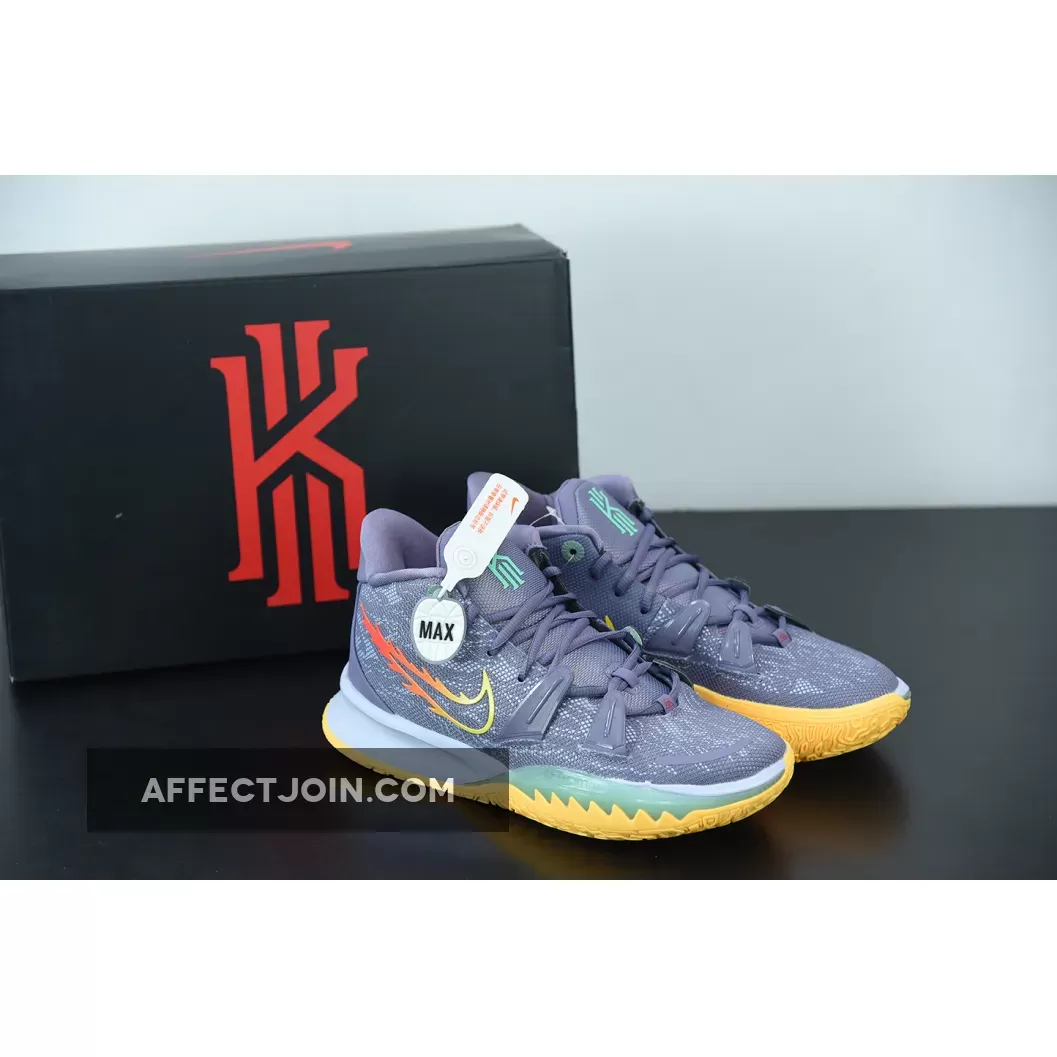 Nike Kyrie 7 Daybreak/Citron Pulse-Siren Red-Ghost #Gray Kyrie CT4080-500