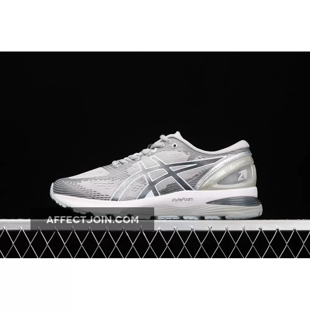 Asics Men's Gel-Nimbus 21 Mid Grey/Silver 1011A169-020 New Releases