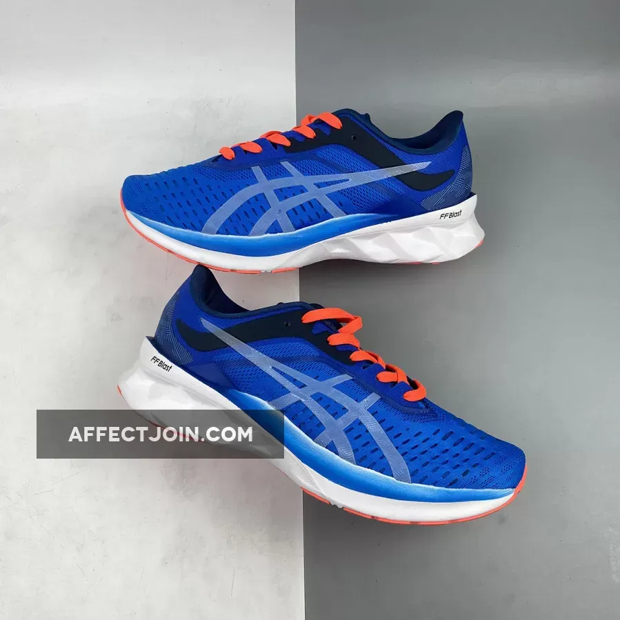 Asics Men’s Novablast Running Shoes Directoire Blue/White 1011A778-400