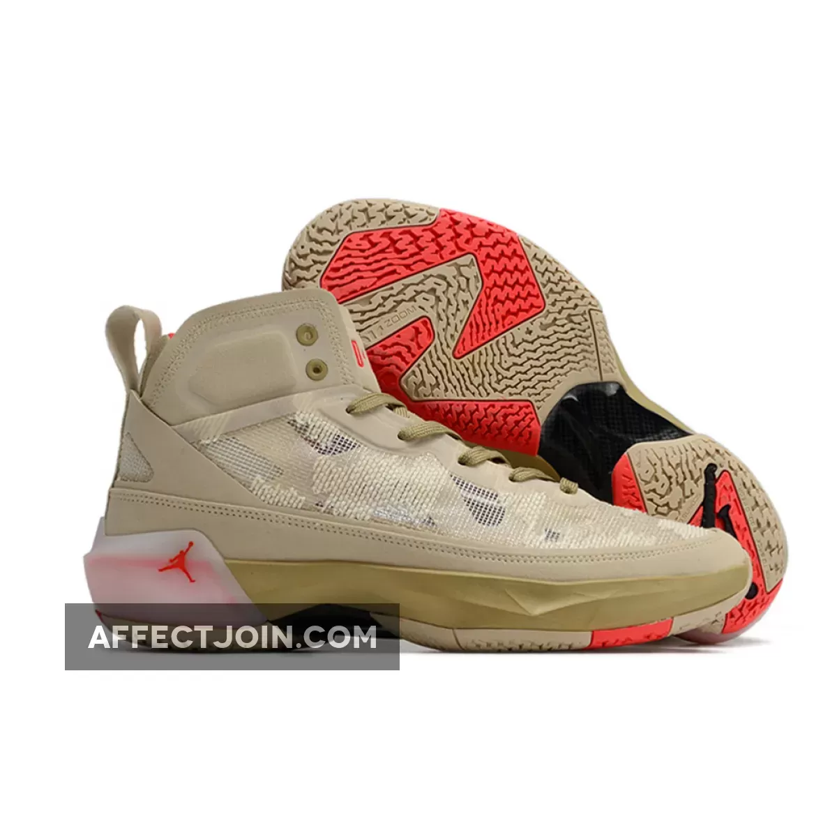 Online Sale Air Jordan 37 PRM Rattan/Limestone/Black-Siren Red FD6721-200