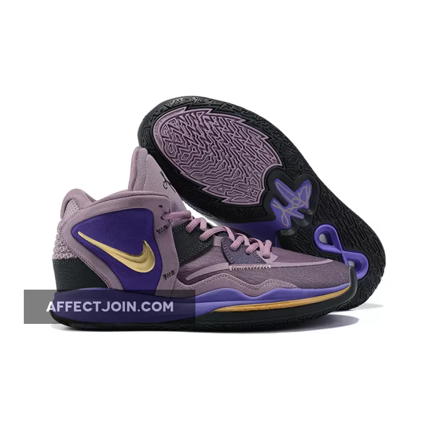 Nike Kyrie 8 Purple Gold Black / Black And Purple Kyries 1675866057