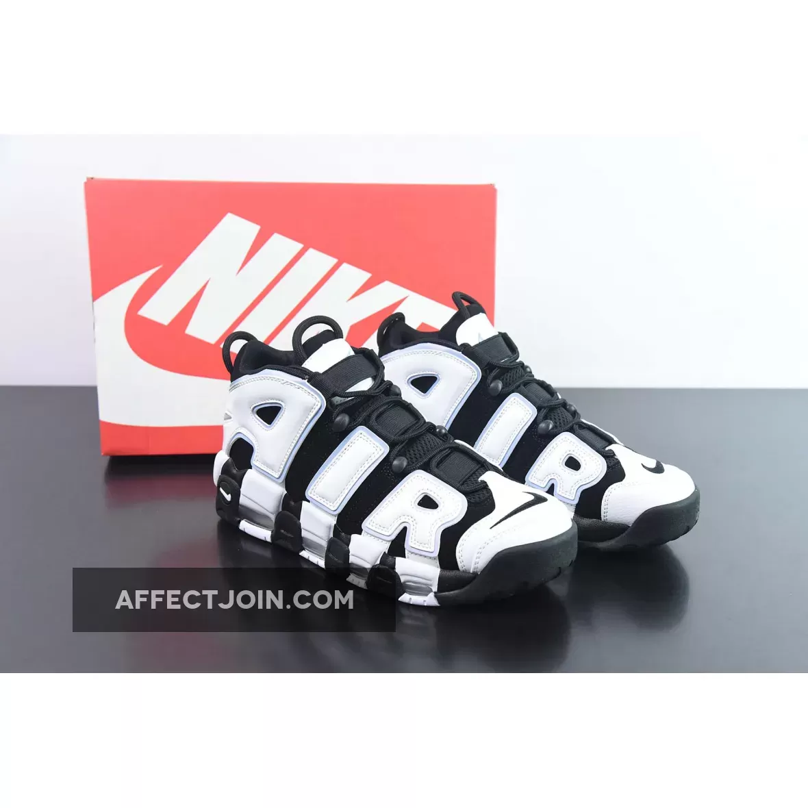 Nike Air More Uptempo Black White Multi | uptempo color