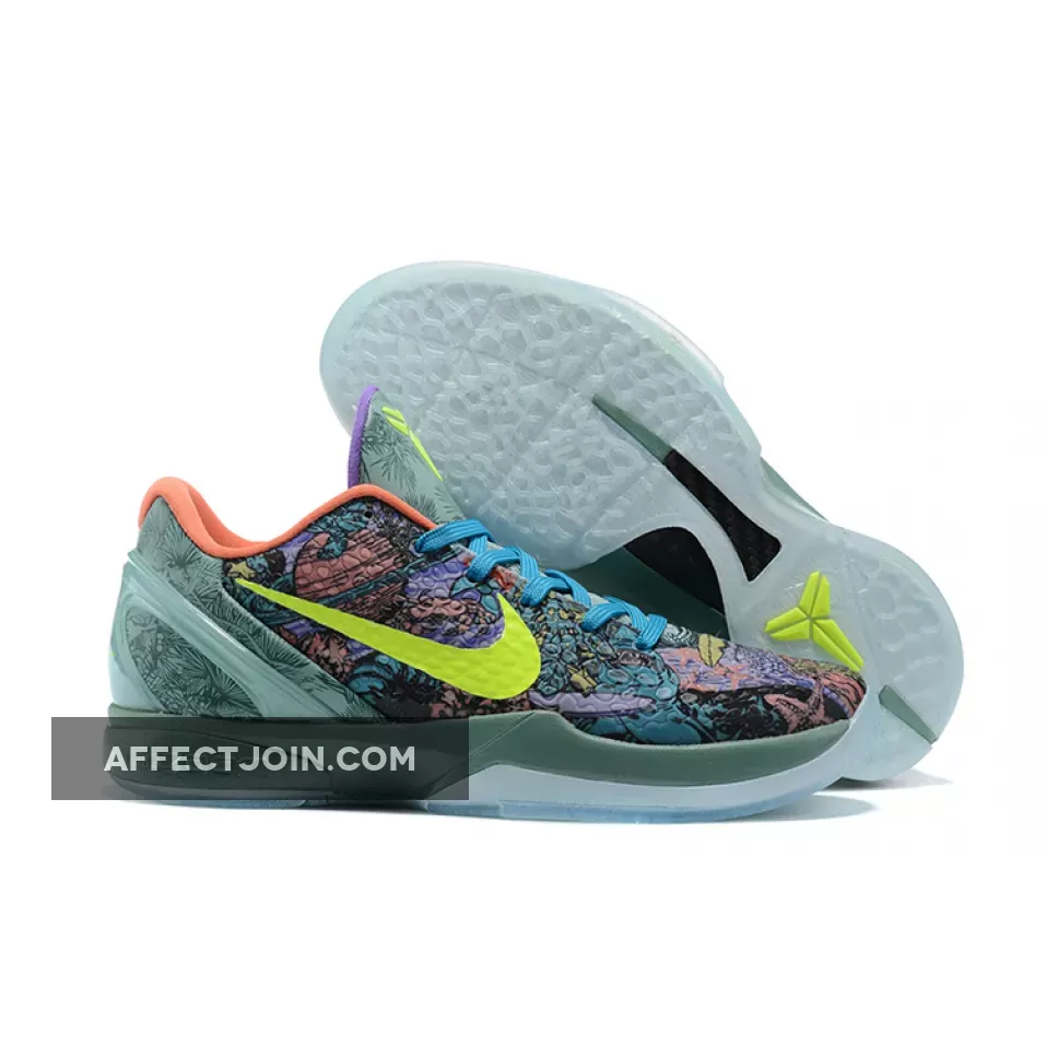 Nike Zoom Kobe 6 Prelude Cannon/Volt-Purple Venom-Turf Orange 640220-001 Kobe 6 Goat