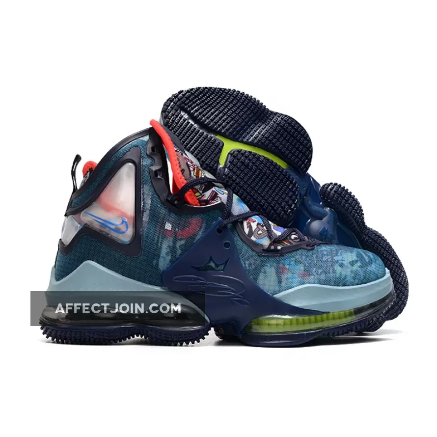 Nike LeBron 19 'Fast Food' Dutch Blue DC9340-400 blue lebron 19