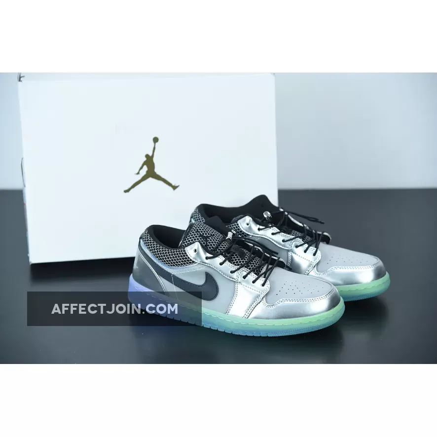 Air Jordan 1 Low SE Toggle Silver DJ5199-109 / jordan 1 silver