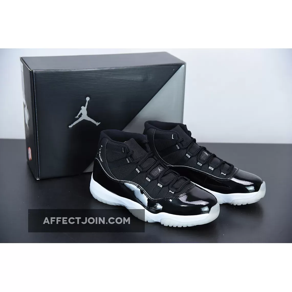 Air Jordan 11 Retro 'Clear Black' AJ11 Clear-White-Metallic Silver | jubilee 11's