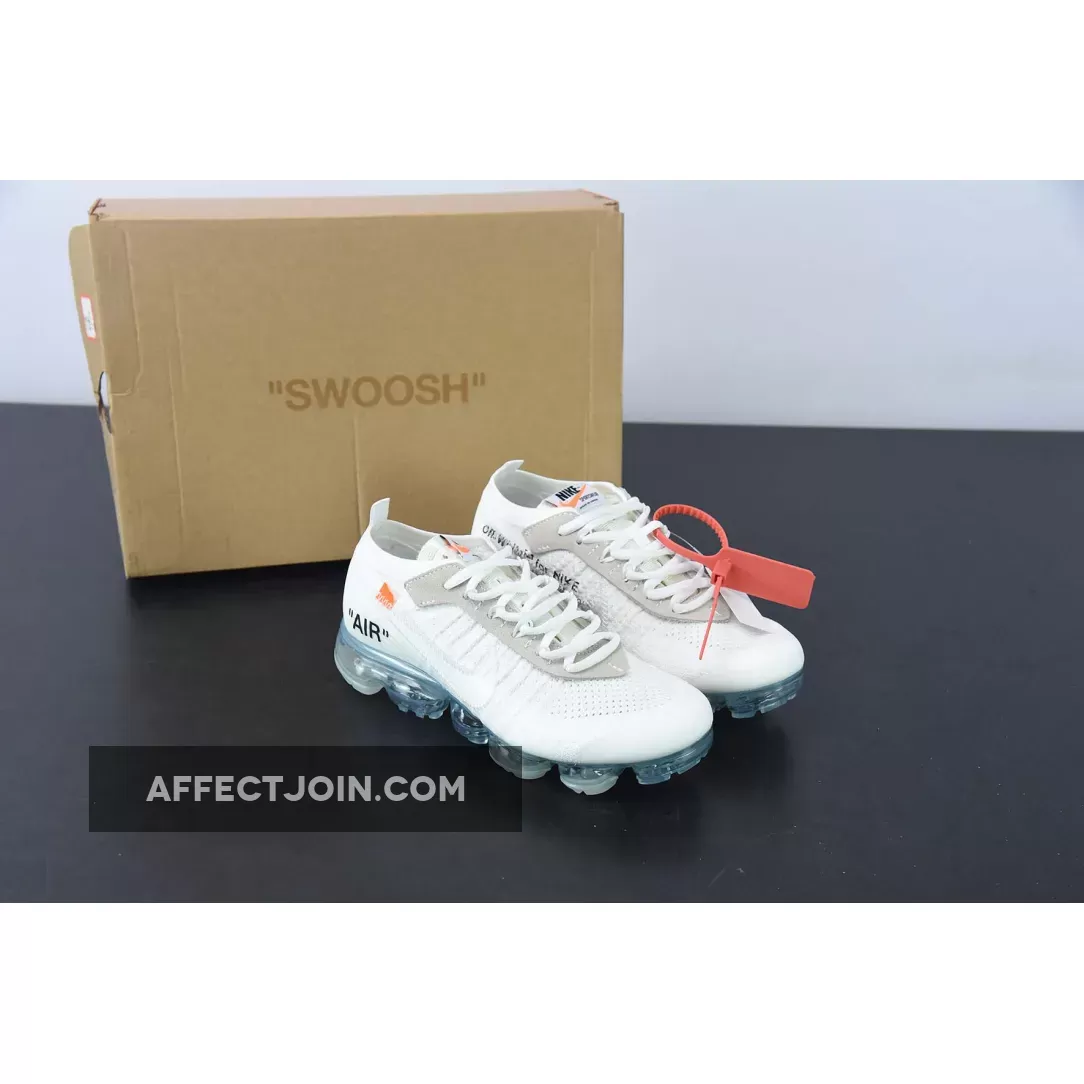 Nike Off-white X Air Vapormax 'Part 2' BLACK-TOTAL ORANGE