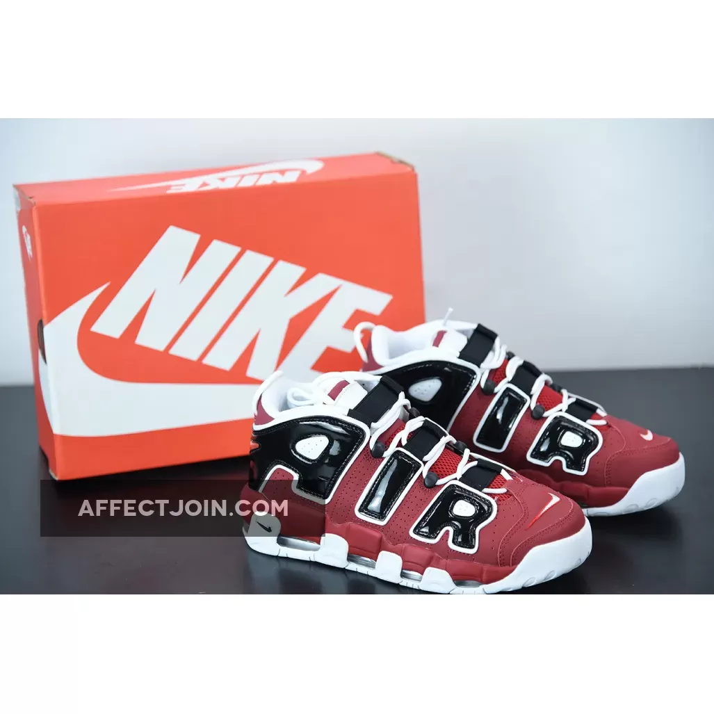 Nike Air More Uptempo ‘Bulls’ Varsity Red and White-Black | uptempo bulls