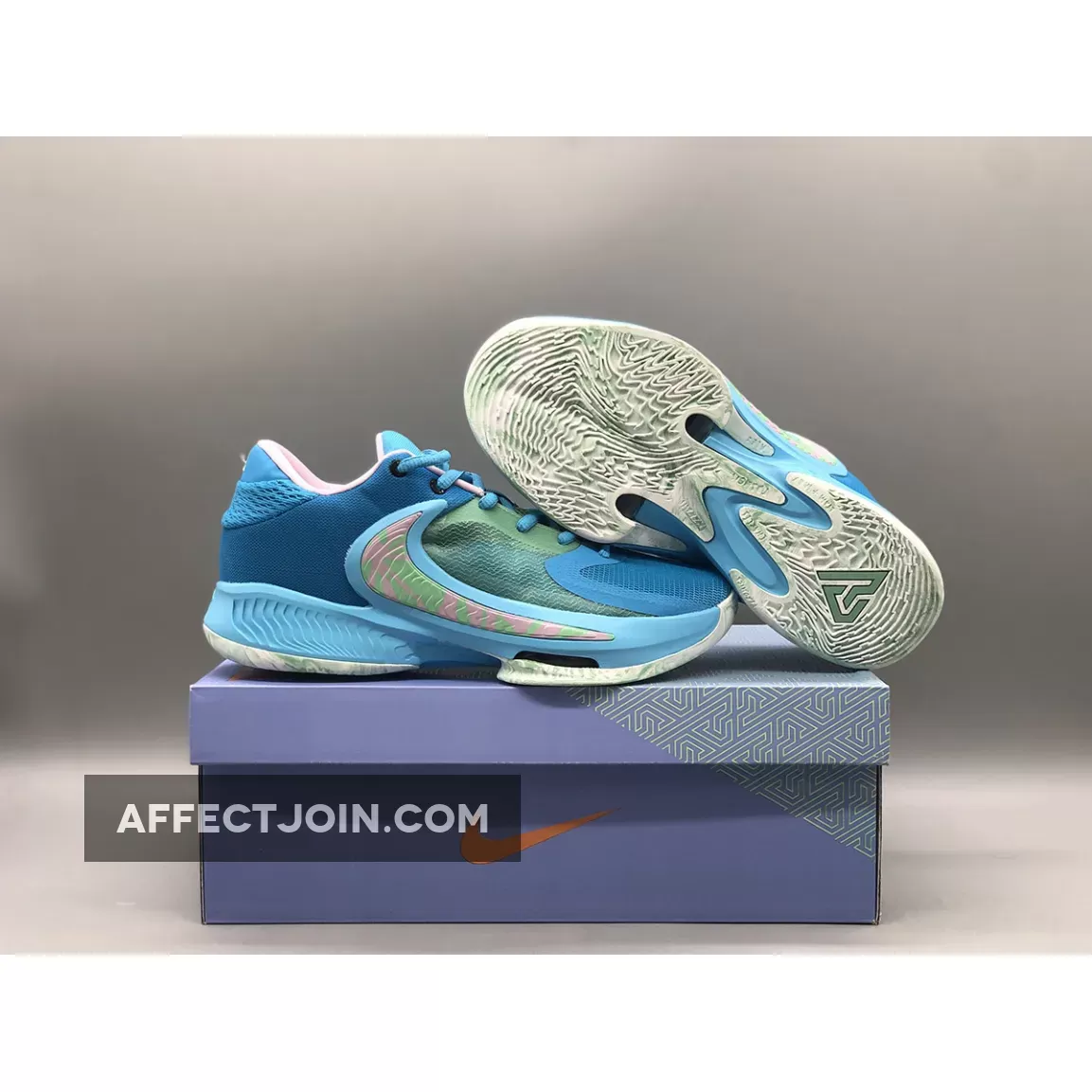 Nike Zoom Freak 4 Laser Blue/Lilac/Light Menta zoom freak 4 green