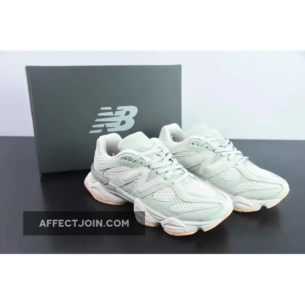 The Whitaker Group x New Balance 9060 Missing Pieces Silver Moss Green