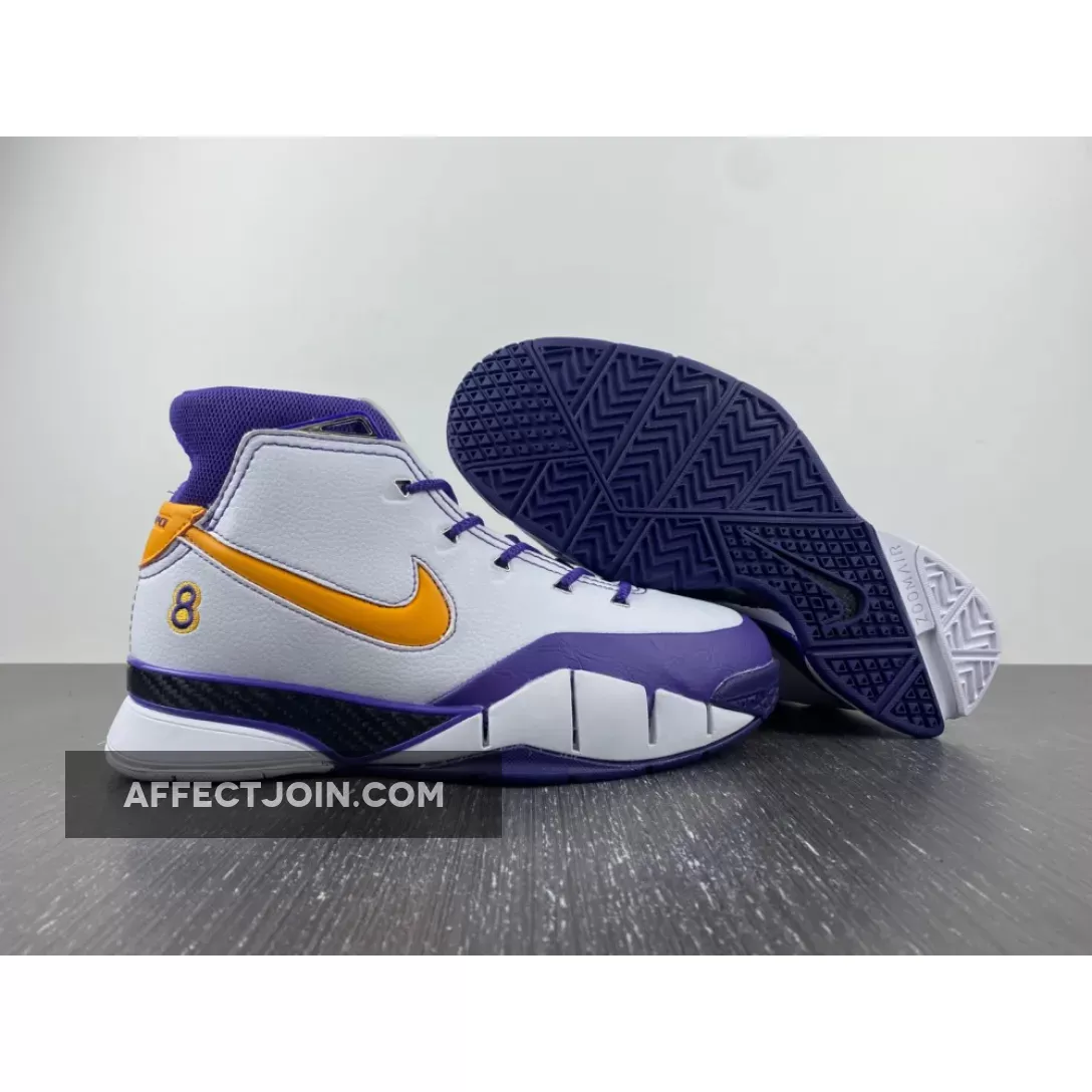 Nike Kobe 1 Protro ‘Close Out’ White/Del Sol-Varsity Purple AQ2728-101