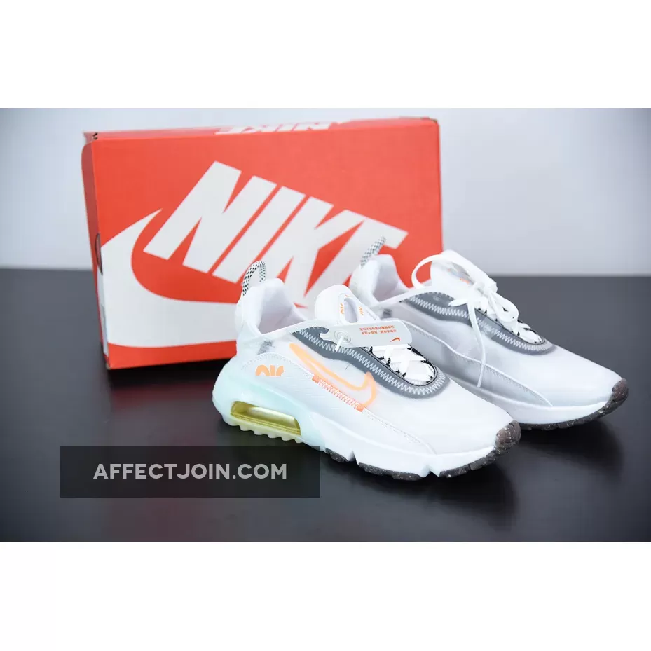 Nike Air Max 2090 White/Total Orange-Laser Orange DA1502-100