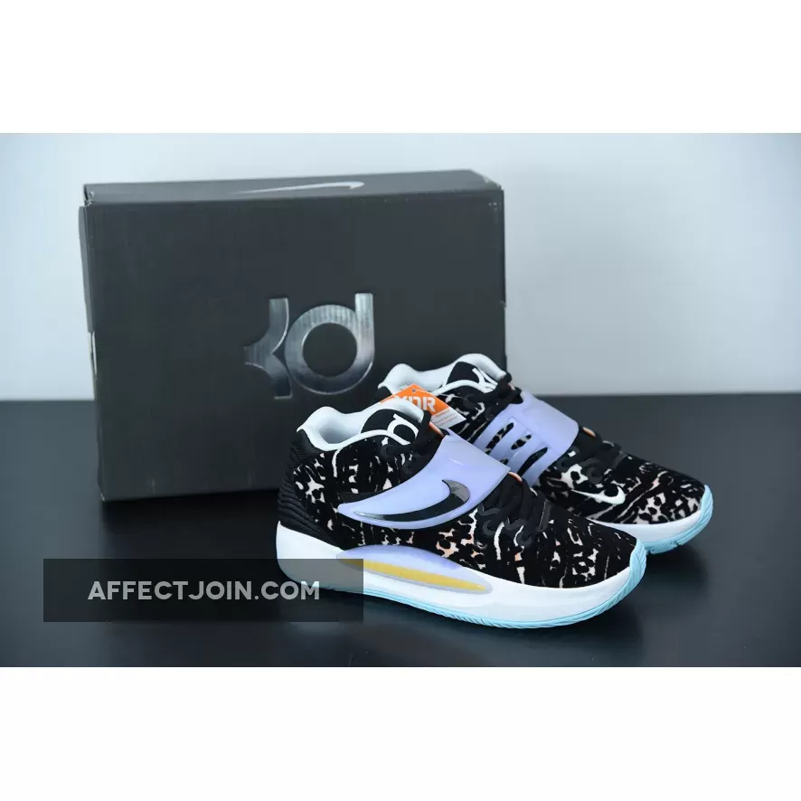 Nike KD 14 Black/White-Copa-Melon Tint CW3935-001 / kd 14 black laser crimson