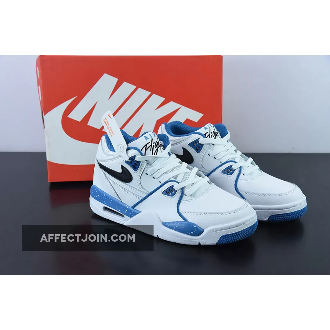 Nike Air Flight 89 True Blue / Nike Air Flight '89 White/Dark Obsidian-Brigade Blue 306252-116