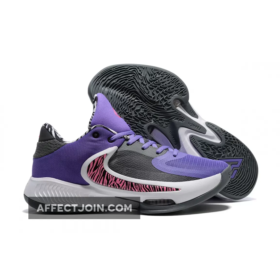 Nike Zoom Freak 4 Action Grape/Pinksicle-Summit White - giannis freak 4s