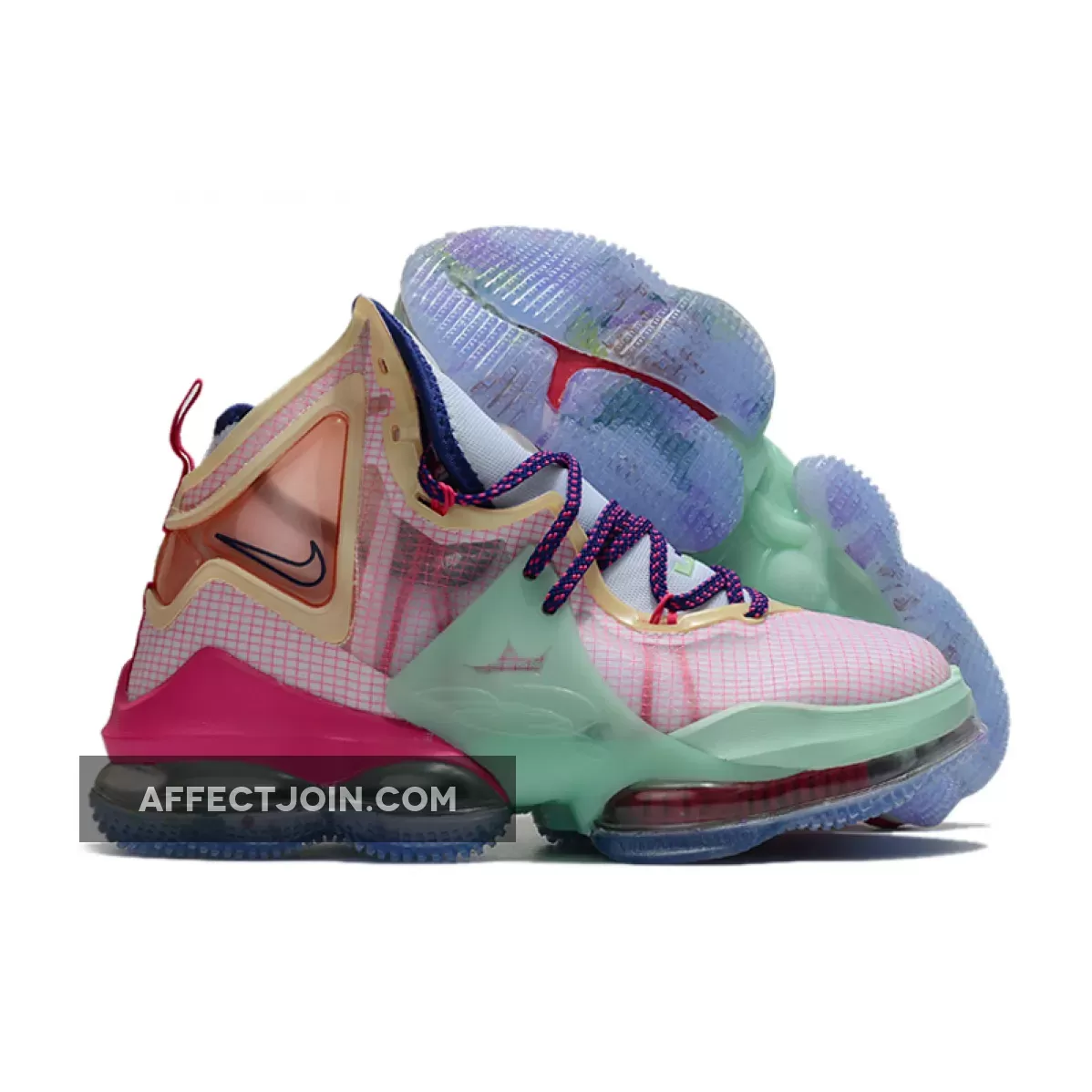 Nike LeBron 19 'Valentine's Day' Pink/Green-Purple DH8460-900 / lebron 19 pink