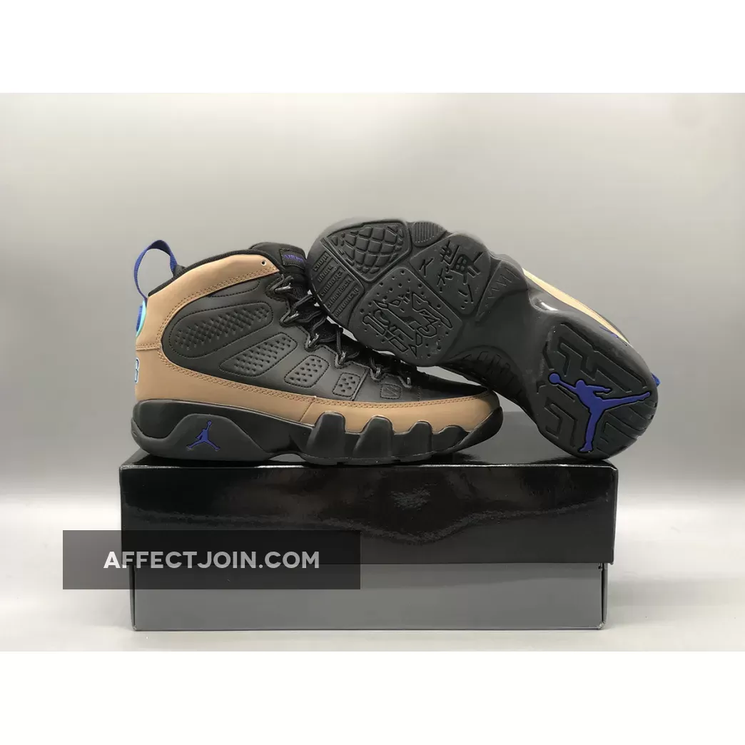 Air Jordan 9 'Olive Concord' Black/Bright Concord-Light Olive-Aquatone CT8019-034 / Concord 9s