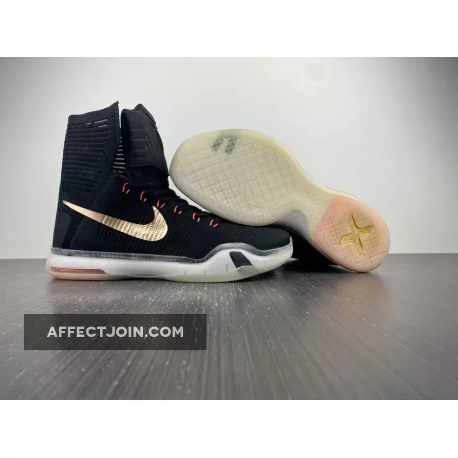 Nike Kobe 10 Elite High Rose Gold Online Sale 718763-091