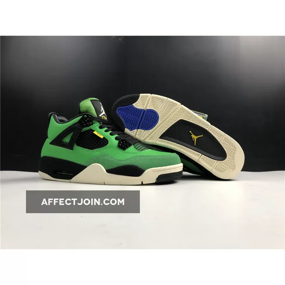 Air Jordan 4 (IV) Retro 'Manila' Green Black For Sale