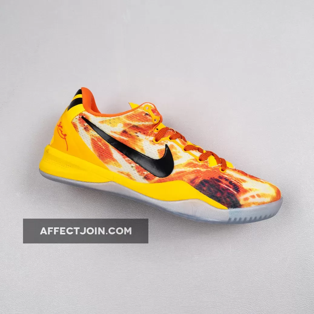 Nike Kobe 8 System 'Shanghai Firework' Laser Orange/CNNBR-SFTY ORNG #kobe 8 orange