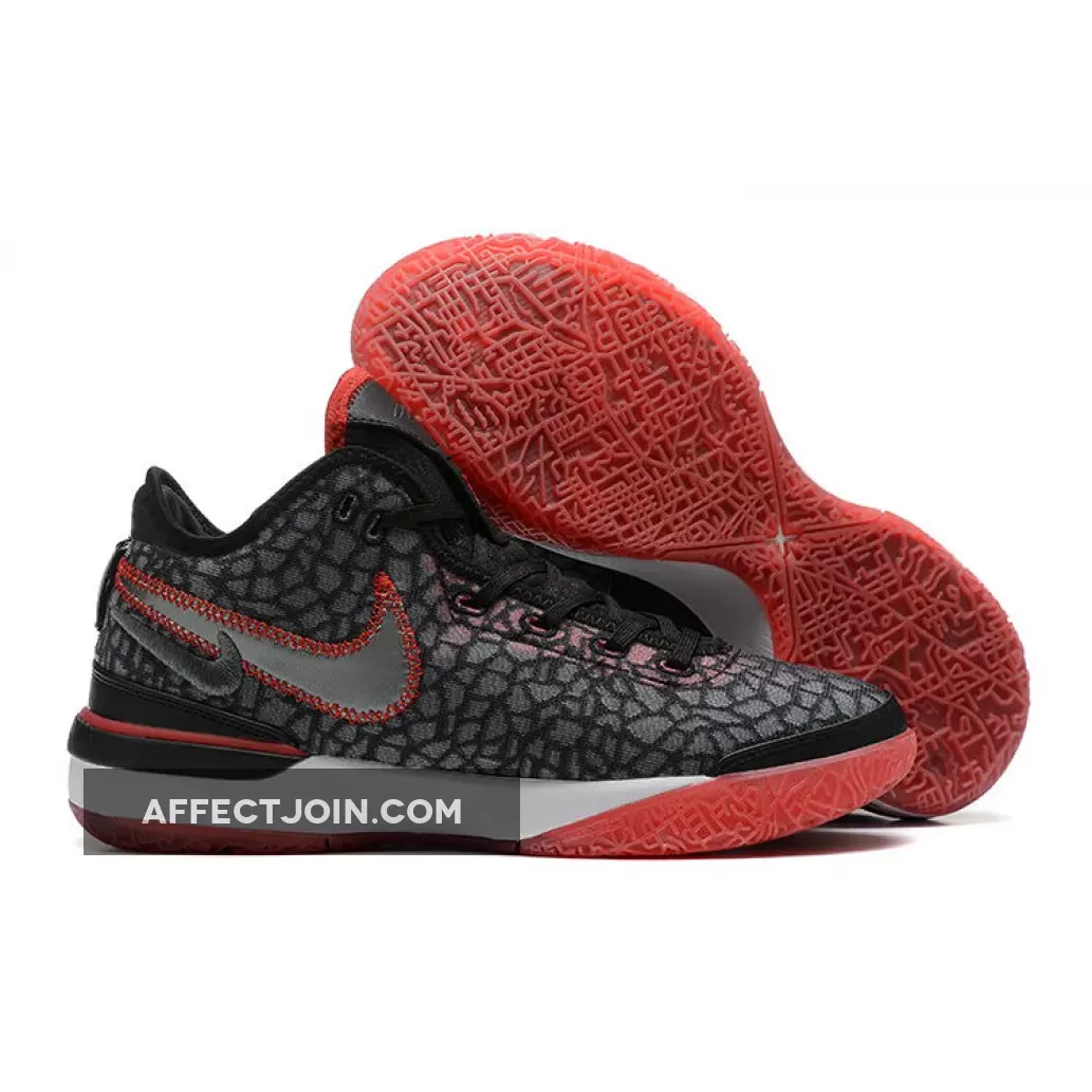 FaZe Clan x Nike Zoom LeBron NXXT Gen Black/White-Red DR8784-001 / faze clan nike lebron