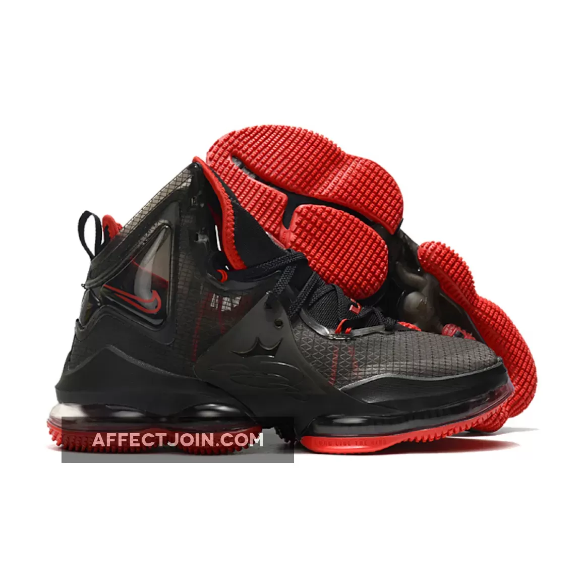 Nike LeBron 19 'Bred' Black Red DC9340-001 lebron 19 black