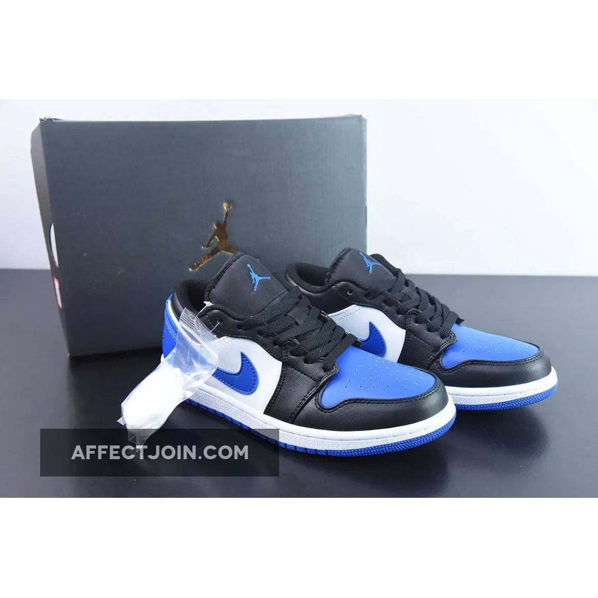 Air Jordan 1 Low ‘Royal Toe’ Black/White/Royal Blue