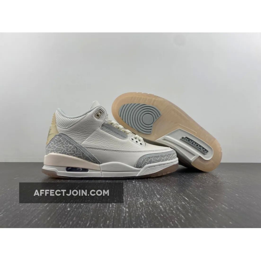 Air Jordan 3 Craft Ivory/Grey Mist-Cream