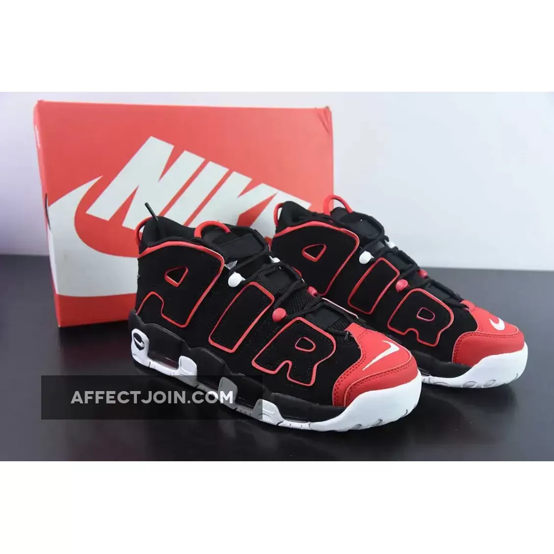 Nike Air More Uptempo Red Toe