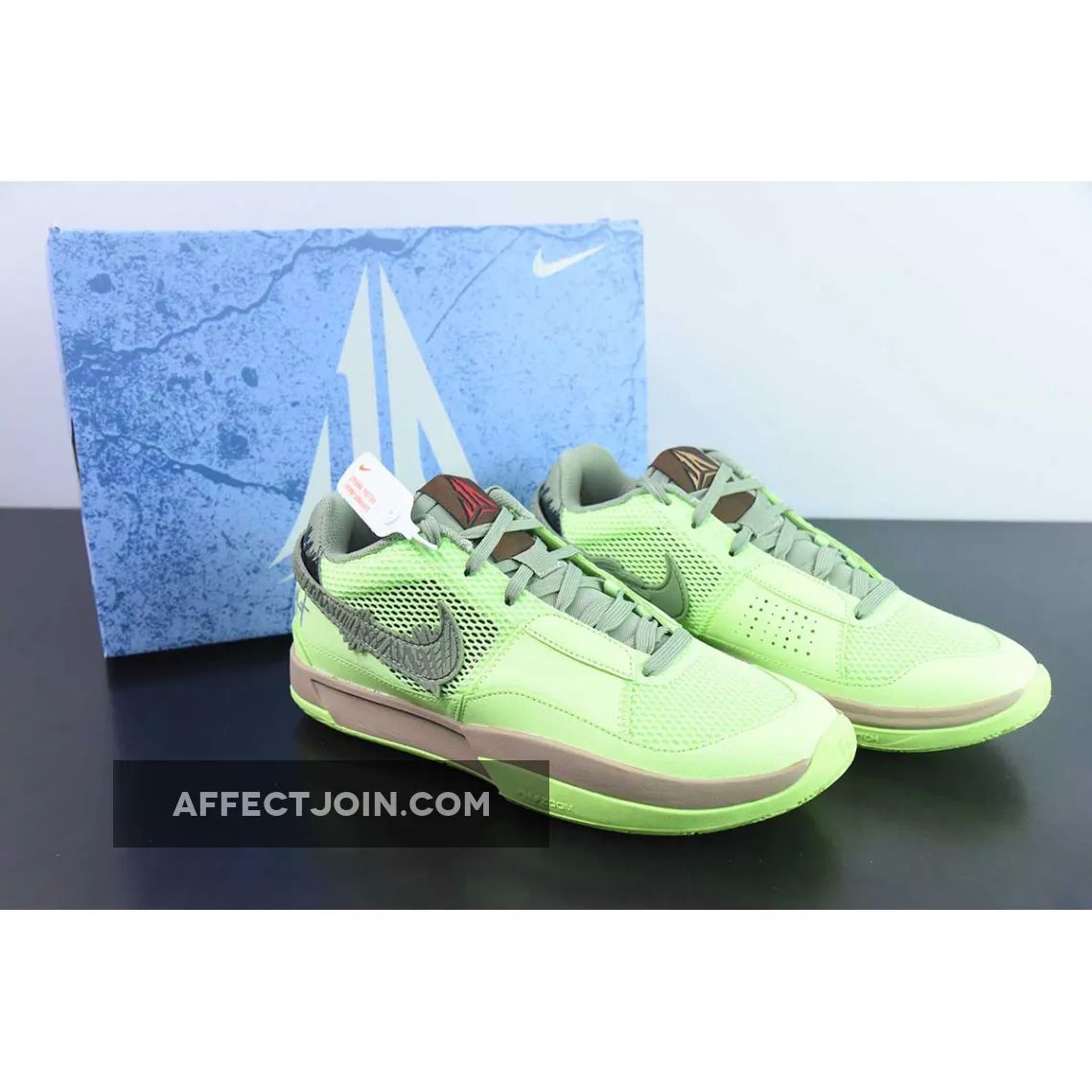 Nike Ja 1 "Zombie" Lime Blast/Oil Green